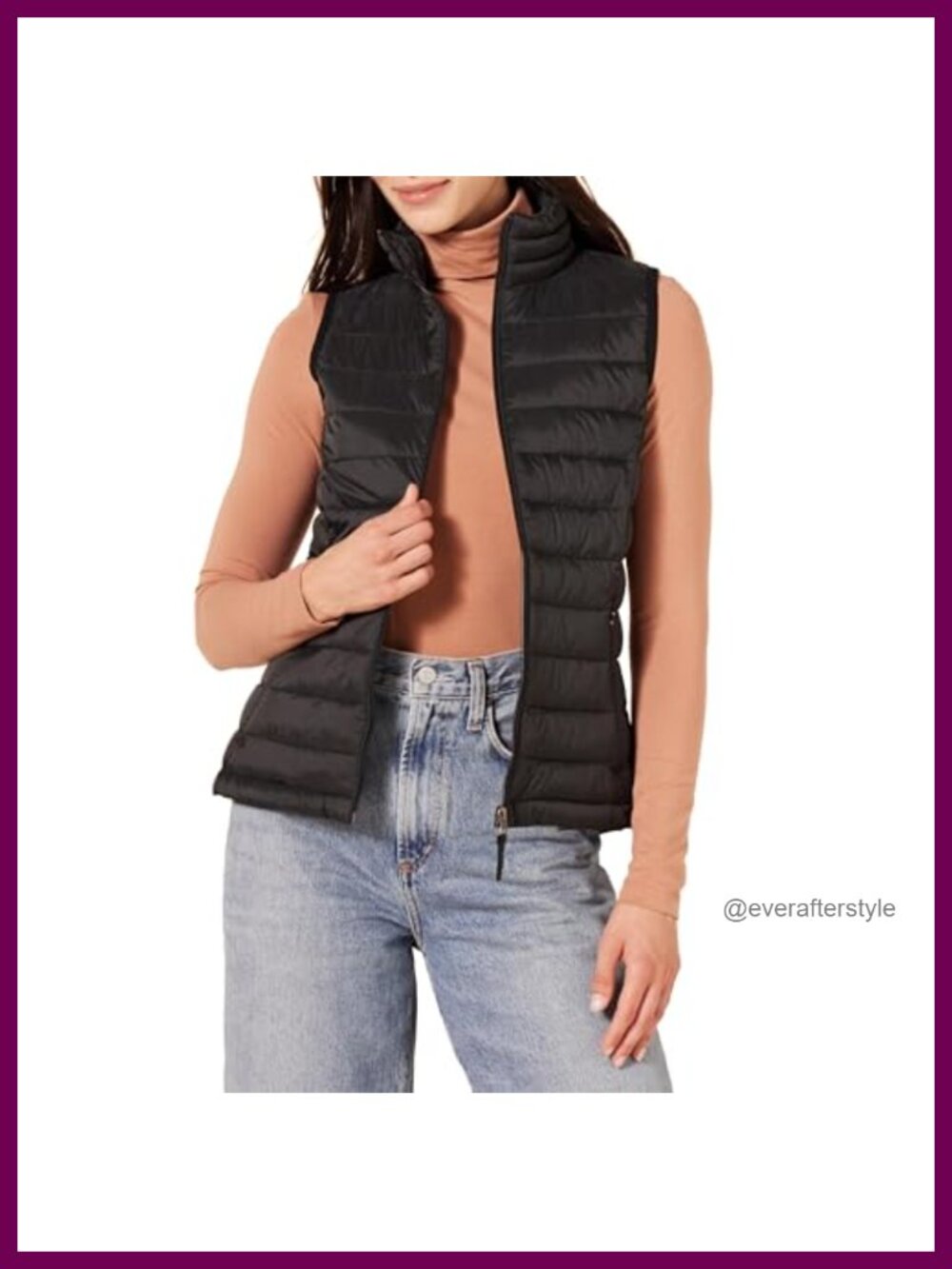 Lightweight Water-Resistant Packable Puffer Vest - Women's Regular Fit
